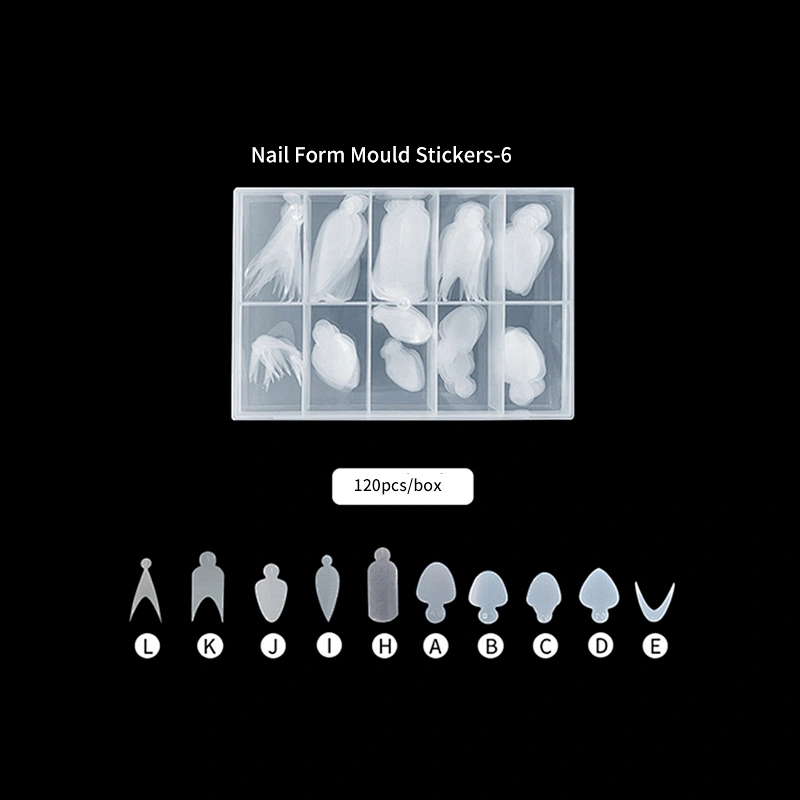 Nail Form Mould Sticker Silicone Pad
